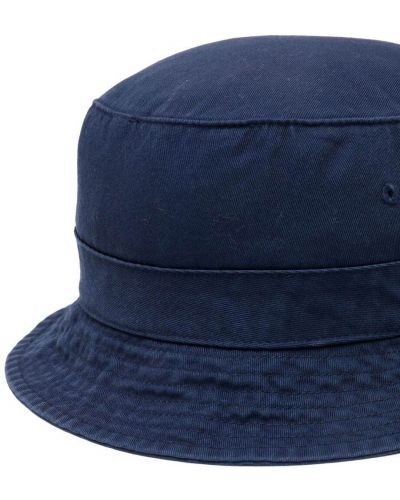 Sombrero con bordado de tela jersey Polo Ralph Lauren azul