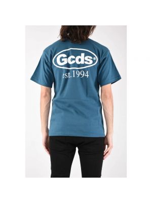 Camisa con estampado Gcds azul