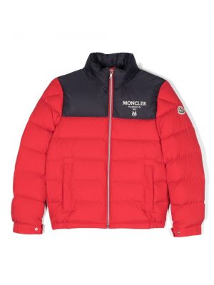 Dunjakke for piger Moncler Enfant rød