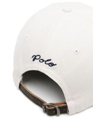 Leder cap mit stickerei aus baumwoll Polo Ralph Lauren