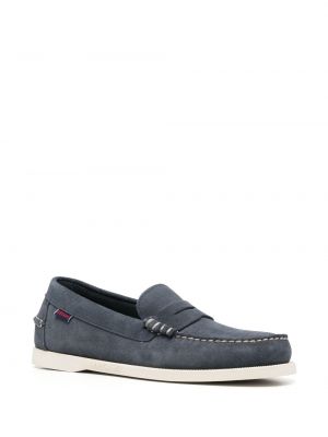 Slip-on seemisnahksed loafer-kingad Sebago sinine