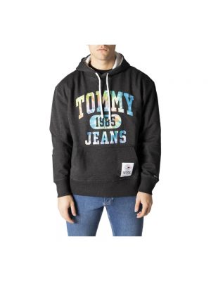 Hoodie mit print Tommy Jeans schwarz