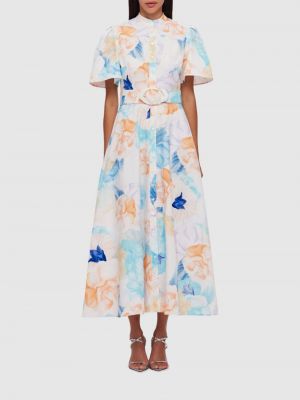 Kleid aus baumwoll mit print Leo Lin