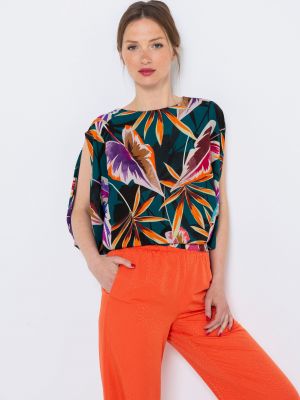 Bluza s cvetličnim vzorcem Camaieu