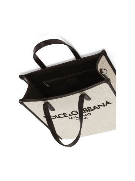 Shopper handtasche Dolce & Gabbana beige