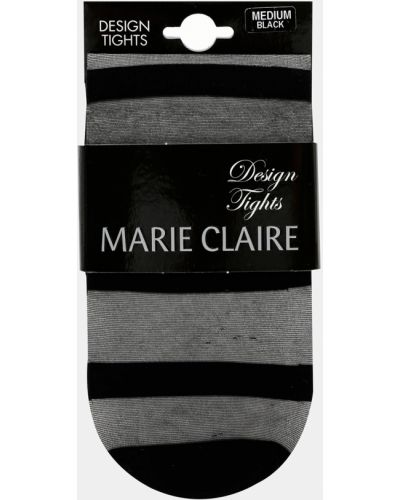 Pruhované nohavice Marie Claire čierna