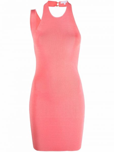 Плетена мини рокля Patrizia Pepe розово