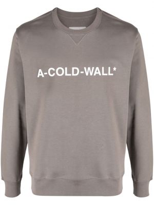 Bluza z nadrukiem A-cold-wall* szara