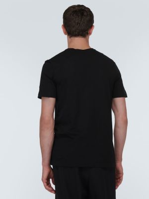 T-shirt en coton The Row noir