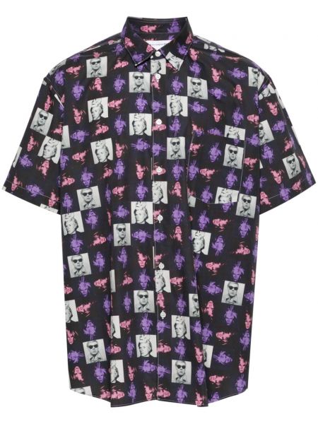 Baskılı gömlek Comme Des Garçons Shirt siyah