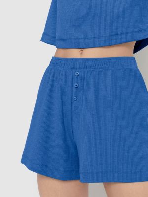 Pantaloni scurți Lscn By Lascana albastru
