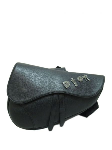Кожени чанта през рамо Christian Dior Pre-owned черно