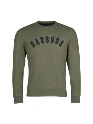 Sweatshirt mit rundhalsausschnitt Barbour grün