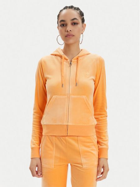 Bluză slim fit Juicy Couture portocaliu