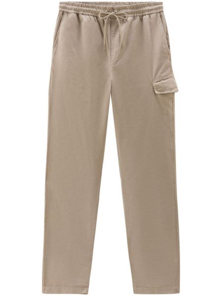 Pantalon cargo avec poches Woolrich beige