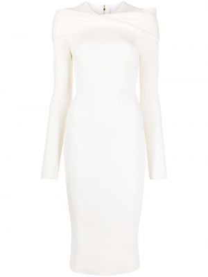 Коктейлна рокля Az Factory бяло