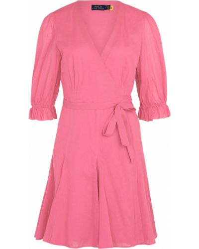 Dolga obleka Polo Ralph Lauren roza
