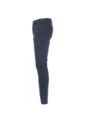 Pantalones chinos slim fit de algodón Siviglia azul