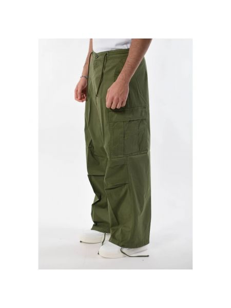 Pantalones cargo de algodón Department Five verde