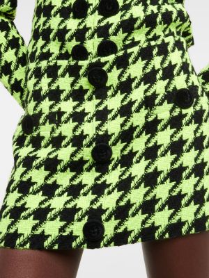 Mini sukně Balmain zelené