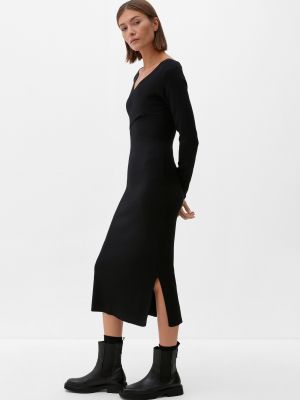 Πλεκτή φόρεμα S.oliver Black Label μαύρο