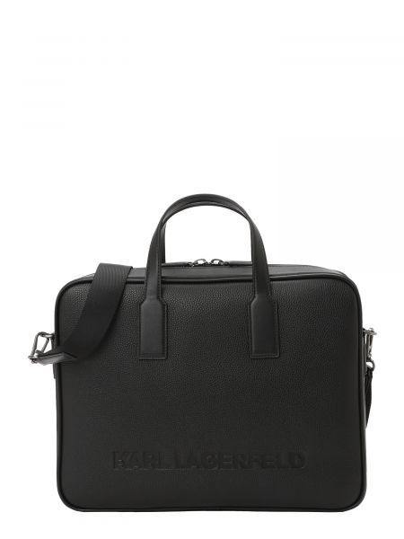 Športová taška Karl Lagerfeld čierna