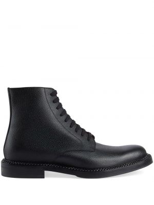 Členkové topánky Gucci čierna