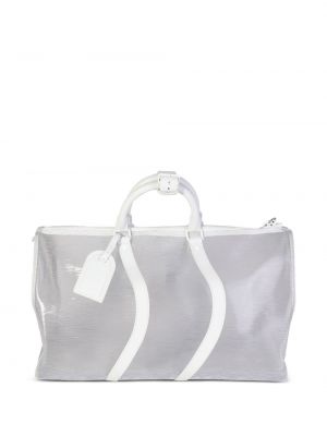 Пътна чанта Louis Vuitton бяло