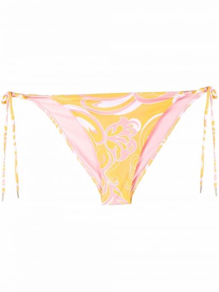 Bikini con estampado Emilio Pucci amarillo