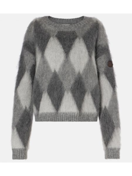 Mohair villa neule Moncler harmaa