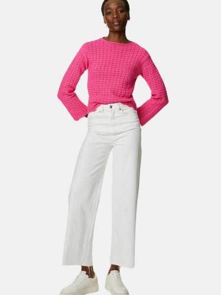 Трикотажный свитер Marks & Spencer розовый