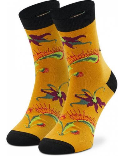 Шкарпетки з принтом Vans жовті