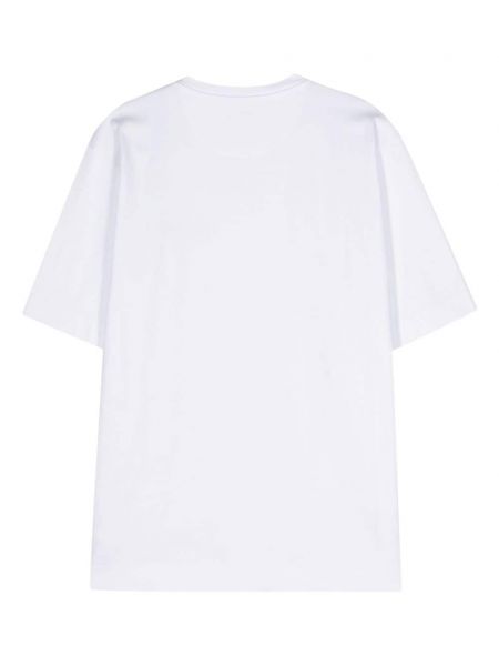 Kokvilnas t-krekls ar izšuvumiem Fendi