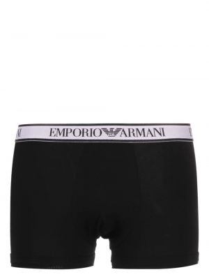 Bavlněné boxerky Emporio Armani černé