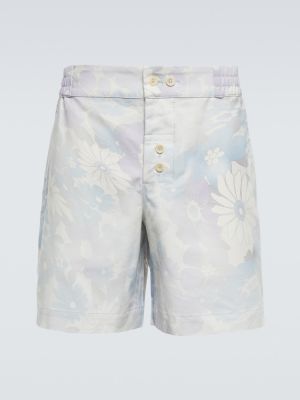 Shorts en coton Jacquemus blanc