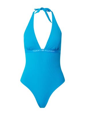 Jednodielne plavky Tommy Hilfiger modrá