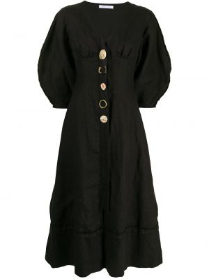 Mini vestido con botones Rachel Gilbert negro