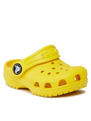 Chanclas Crocs amarillo