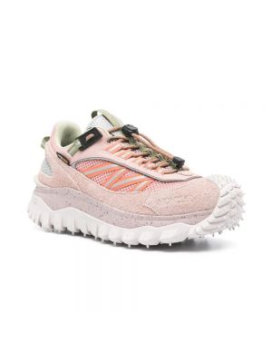 Wodoodporne sneakersy Moncler różowe