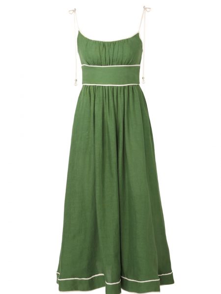 Платье Zimmermann зеленое
