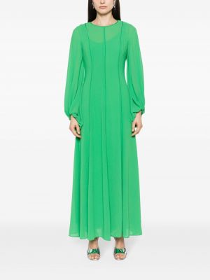 Krepinis maksi suknelė Baruni žalia