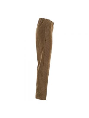 Pantalones rectos de terciopelo‏‏‎ D.exterior marrón