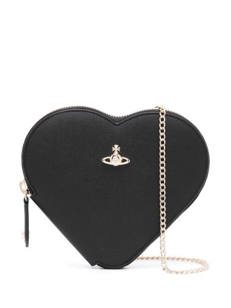 Kožna lančane torbe s uzorkom srca Vivienne Westwood