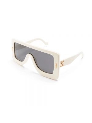 Okulary przeciwsłoneczne chunky Loewe białe