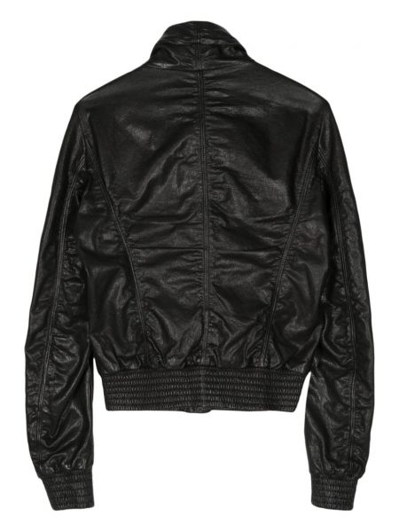 Dlouhá bunda s knoflíky Bottega Veneta Pre-owned černá