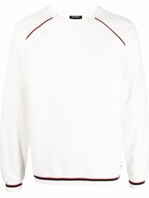 Stripete sweatshirt Ron Dorff hvit