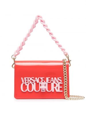 Чанта за ръка Versace Jeans Couture червено