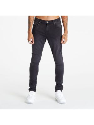Slim fit skinny džíny na zip Urban Classics černé