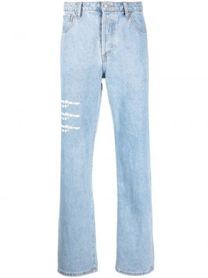 Straight leg-jeans Msftsrep blå