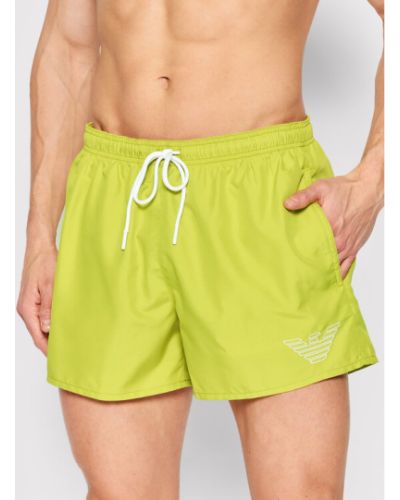 Emporio Armani Underwear Pantaloni scurți pentru înot 211752 2R438 14483 Verde Regular Fit